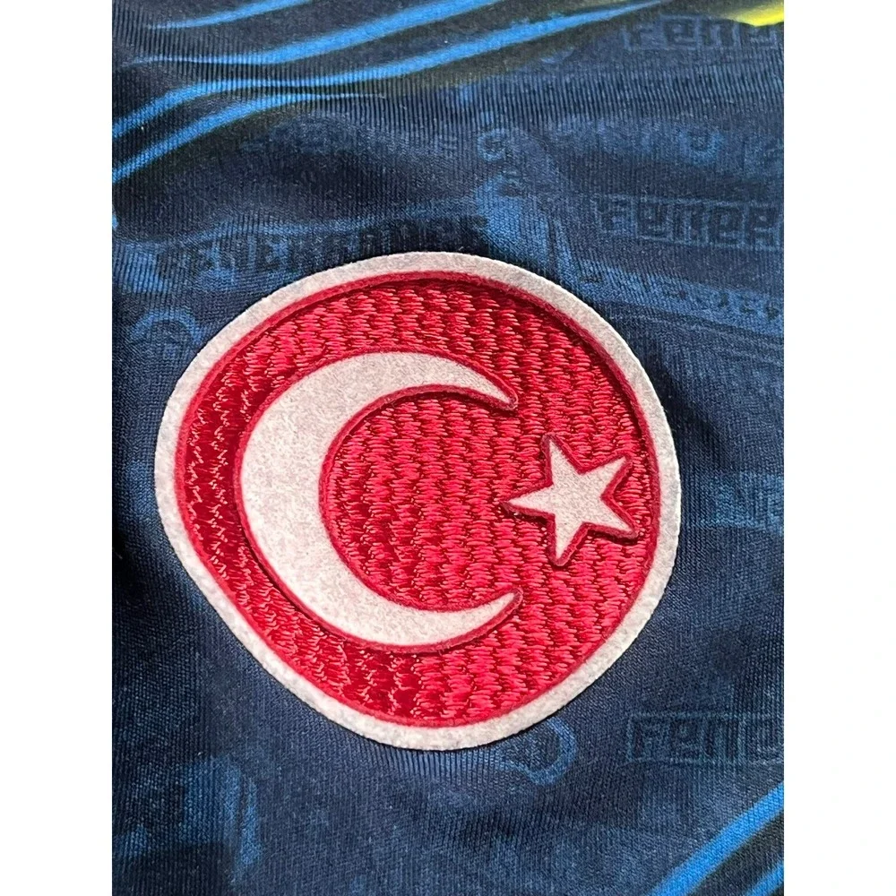 Adidas Fenerbahçe SK Soccer Jersey Navy Yellow‎ Türk Telekom ClimaCool Kit Men S